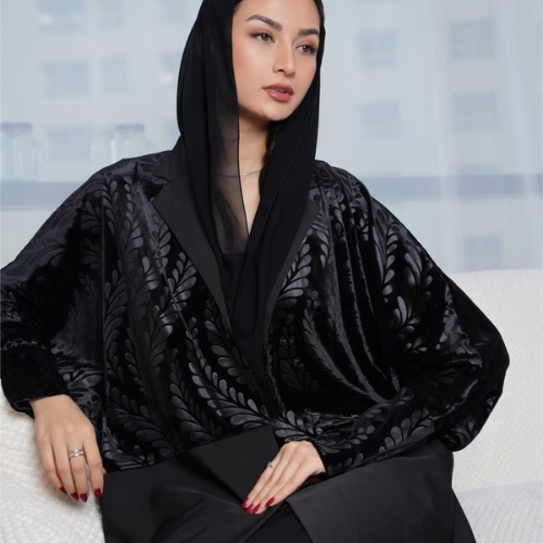 Half velvet half Bisht