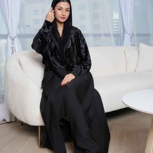 Half velvet half Bisht